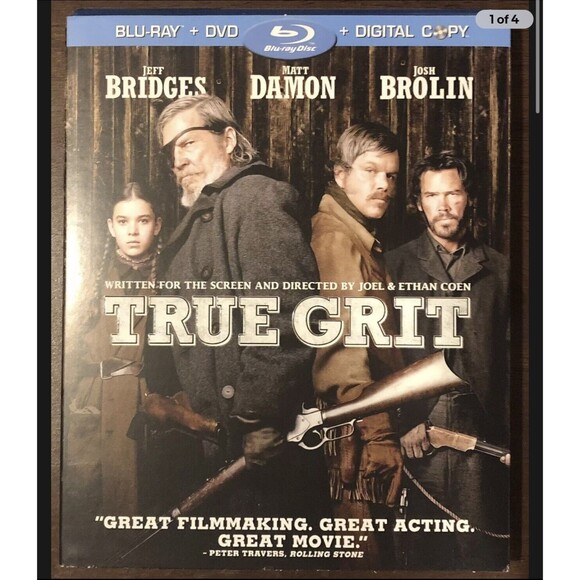True Grit & Rise of the Planet of the Apes Blu-ray DVD Jeff Bridges Matt Damon - Picture 6 of 9